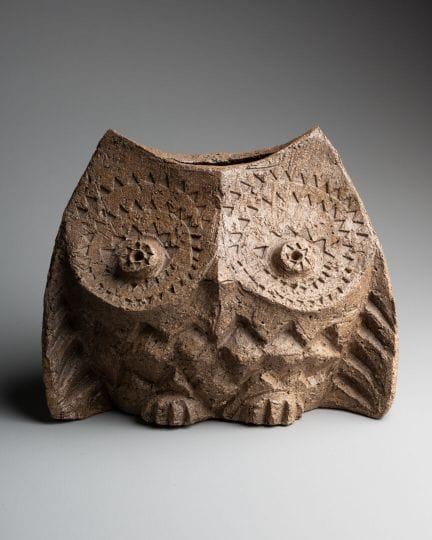Max SIFFREDI (1941-2013)
JARRÓN «Chouette» 
Gres, 
