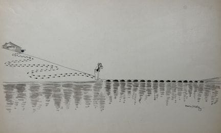 Henri MOREZ (1922-2017)
Cafetería 
Tinta sobre pap