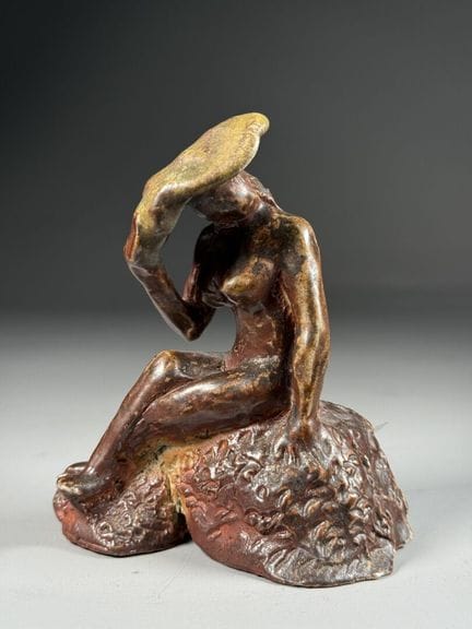MODERN School
Seated Nude with Hat
Brown glazed st