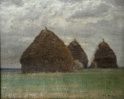 保罗·埃利·杜布瓦（1886-1949）
《磨石》
布面油画，右下角签名
背面有签名
高 33 厘米