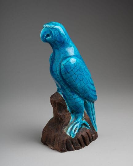 Edmond LACHENAL (1855–1930)
PARROT
Turquoise-glaze