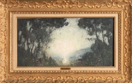 Paul CHARAVEL (1877-1961)
Paysage en gris-bleu 
Hu