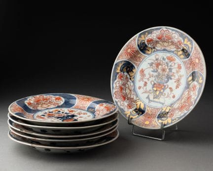 JAPON - Epoque EDO (1603-1868) 
Suite de six ASSIE