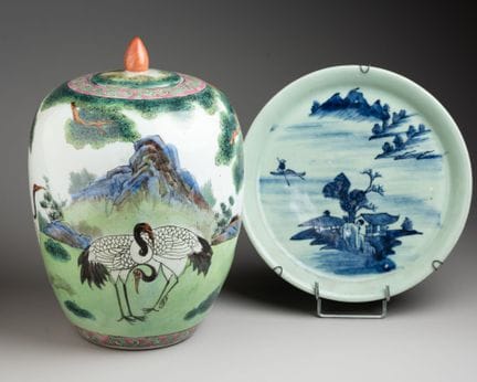 CHINE - Fin du XIXe siècle
PLAT circulaire à décor