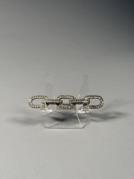 Set of 9 "Mesh" KNIFE HOLDERS 
Silver plated metal