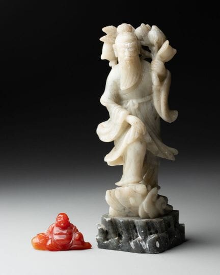 CHINE - XXème siècle 
Deux SUJETS dont un Petit BU