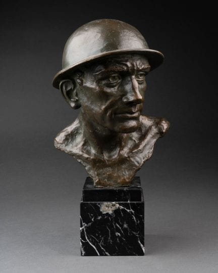 Johannes DOMMISSE (1878-1955) 
Mineur
Terre cuite 