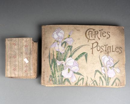 Two albums of POST CARDS. 
The first deals with th