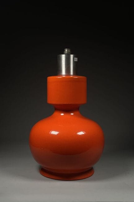 Brussels Porcelain 
Baluster lamp 
Porcelain with 