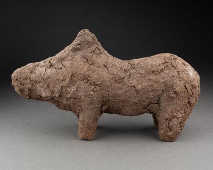 Bambara - Mali 
Fétiche boli 
Terre cuite à patine