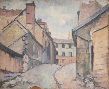 Antonius Johannes KRISTIANS (1883-1957) 
Vue de vi