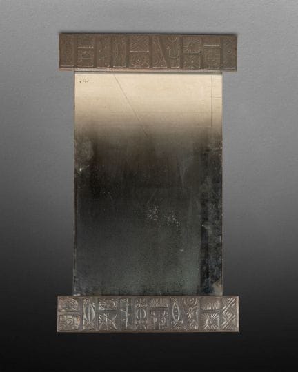ITALIE - Vers 1950 
MIROIR rectangulaire à deux ba