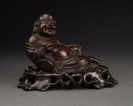 CHINE - vers 1900
BUDAI en position du délassement