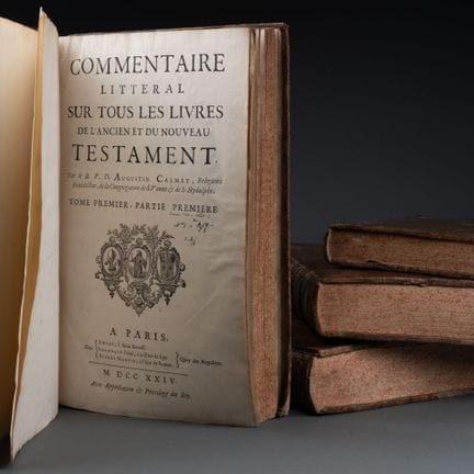 CALMET
Commentaire littéraire sur tous les livres 