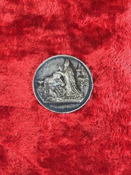 FRANCE — Médaille de mariage, bénédiction nuptiale