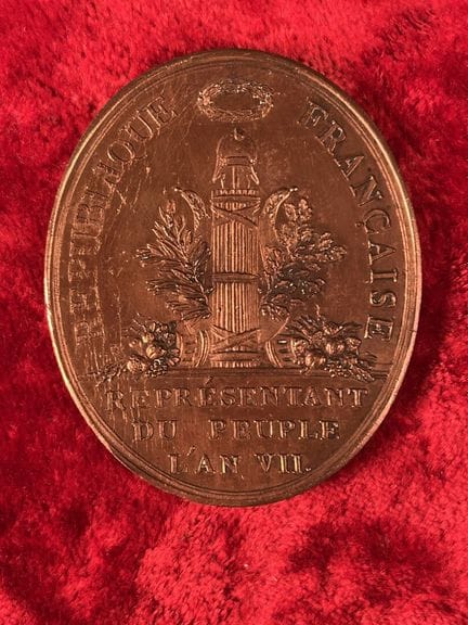 FRANCE — Identity medal of a representative of the