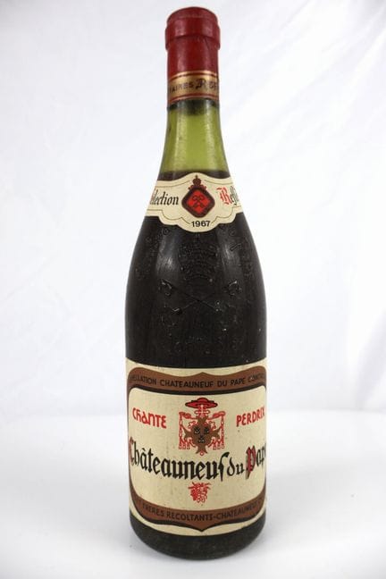 1瓶 1967年份 CHÂTEAUNEUF DU PAPE Chante PerdriX Nicol