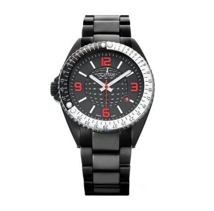 GOLFTIME, Ref. GT018
Wristwatch with black steel c