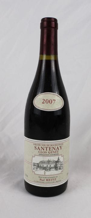 1瓶 2007年桑特奈克洛斯·热内保罗·雷茨红葡萄酒
（整体状况极佳）