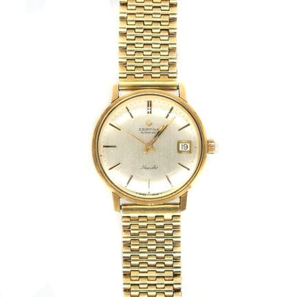 CERTINA. New Art automatic watch with date at 3 o'