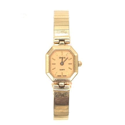 WATCH with a 14K yellow gold bracelet. Quartz move