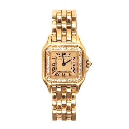 CARTIER. Women’s Panthère watch made entirely of 1