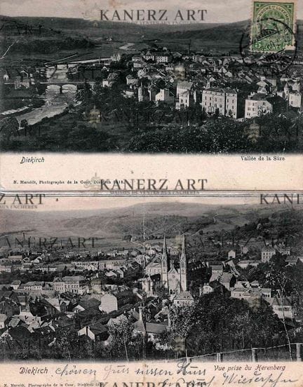DIEKIRCH. Riunione di cartoline:
1) Valle della Sû