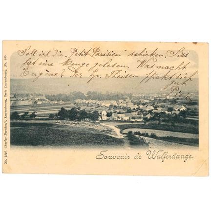 WALFERDANGE.  Souvenir de Walferdange, 1905 Bernoe