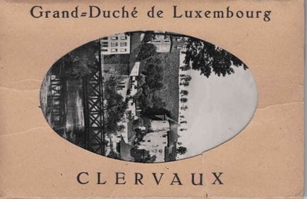 CLERVAUX. Libretto pieghevole di cartoline di Cler