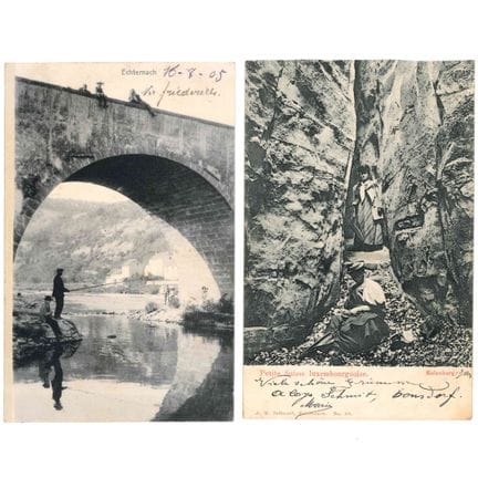 ECHTERNACH. Riunione di vecchie carte:
1) Pescator
