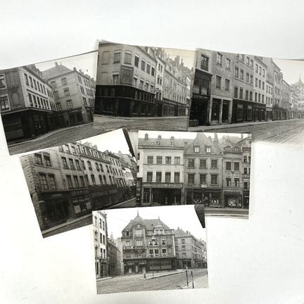 VDL. Réunion de 20 grandes photographies de la vil