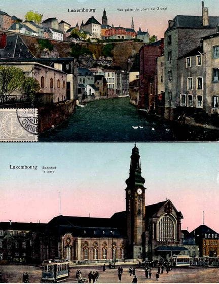 VDL. Riunione di 2 cartoline a colori pubblicate d