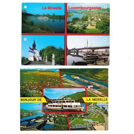WASSERBILLIG. 34 cartes postales semi-modernes de 