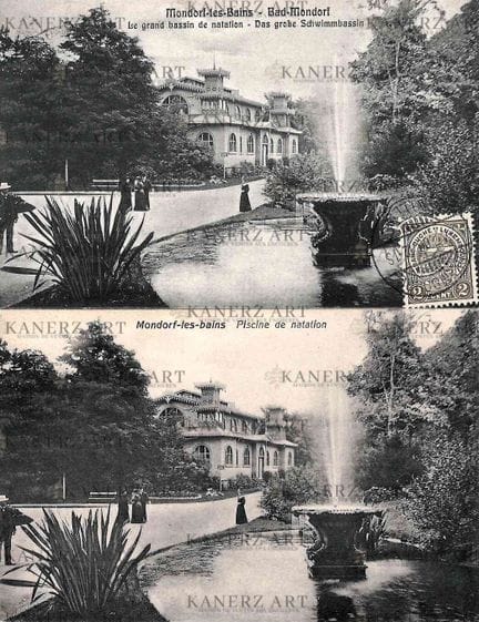 MONDORF. 1. Le grand bassin de natation, P.C. Scho