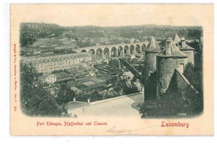 VDL. Cartolina in rilievo raffigurante il Pfaffent