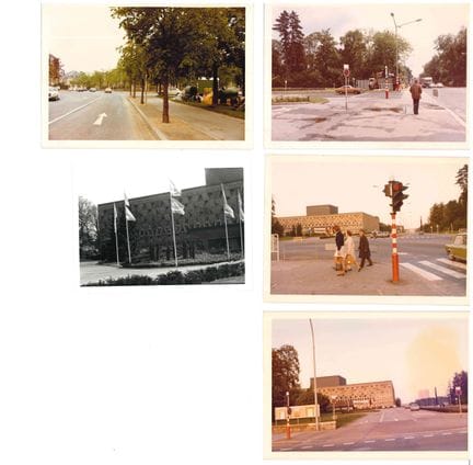 VDL. Raccolta di 5 fotografie della Place du Glaci
