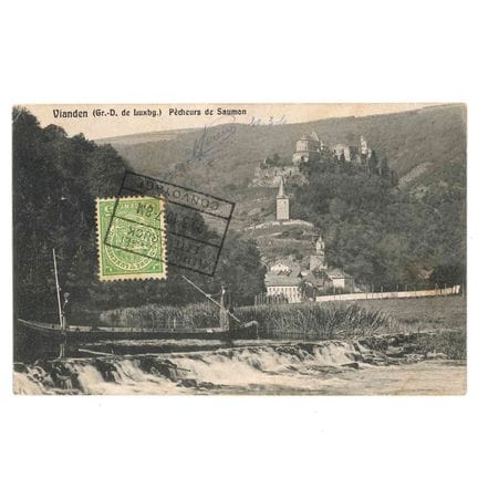 VIANDEN. Pêcheurs de saumon.
Bernhoeft #1301, voya
