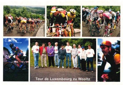 WILTZ/SPORT. Carte-photo du "Tour de Luxembourg zu