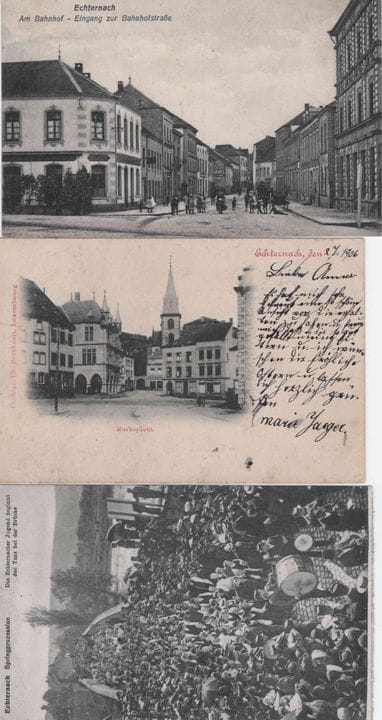 ECHTERNACH. Una raccolta di cartoline della città 