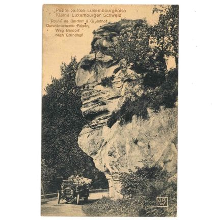 BERDORF. Cartolina della Piccola Svizzera del Luss