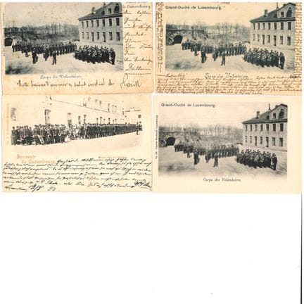 GUERRA I.Set di 6 cartoline del corpo dei volontar