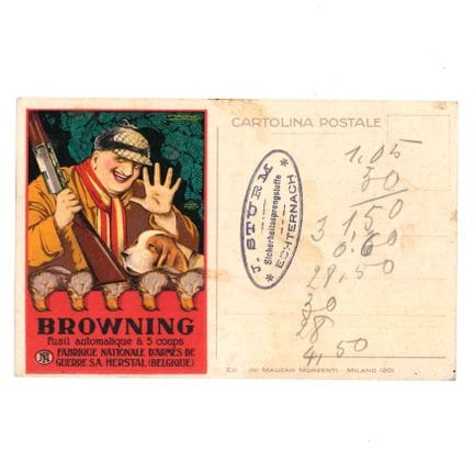 COMMERCIO. Cartolina postale emessa in Italia per 