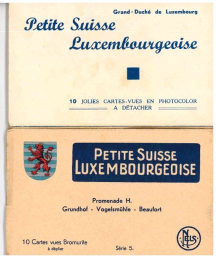 MULLERTHAL. Réunion de 2 carnets de cartes-vues :
