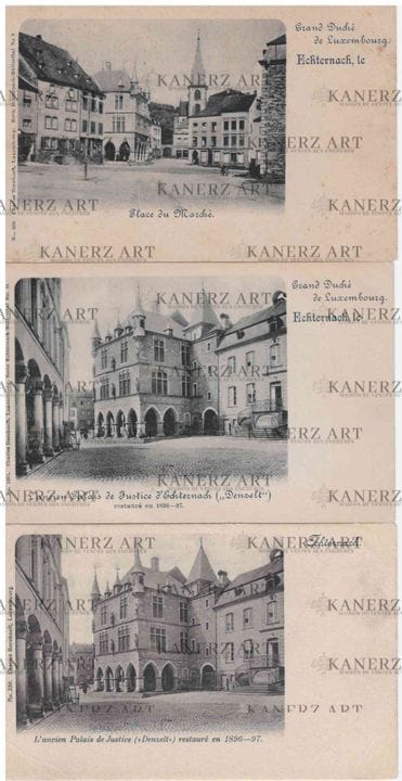 ECHTERNACH: 1. Place du Marché, Ch. Bernhoeft (Lus
