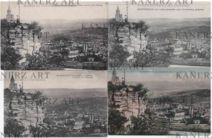 ECHTERNACH: 1. Echternach con la Chapelle St. Libo