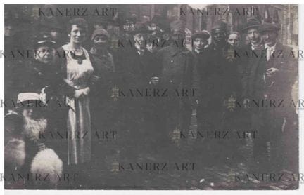 GUERRA I : Cartolina fotografica dopo l'armistizio