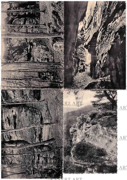 MULLERTHAL . 1. Rocher du Rittergang, H. Burton (B
