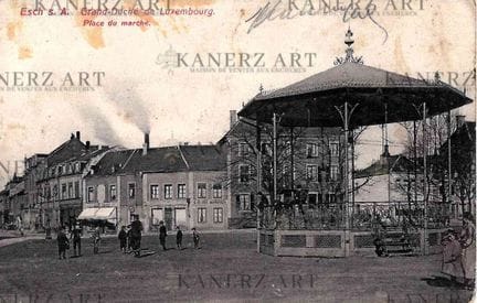 ESCH/ALZETTE: Piazza del Mercato, Ch. Bernhoeft (L