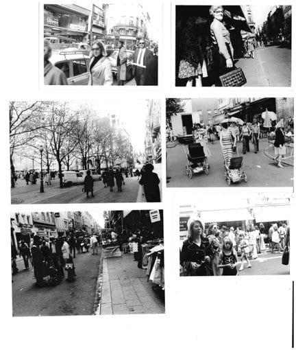 MERCATINO DELL'USATO. Raccolta di 34 fotografie de