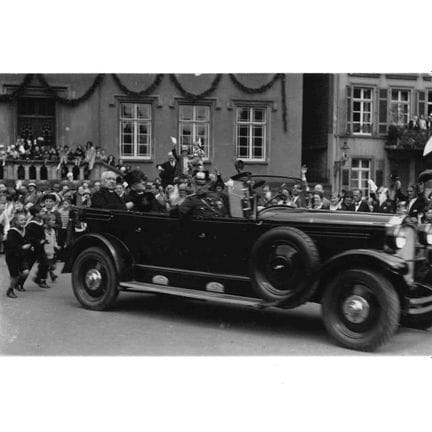 WILTZ.  Une acrte photo du Marechal Hindenburg a W